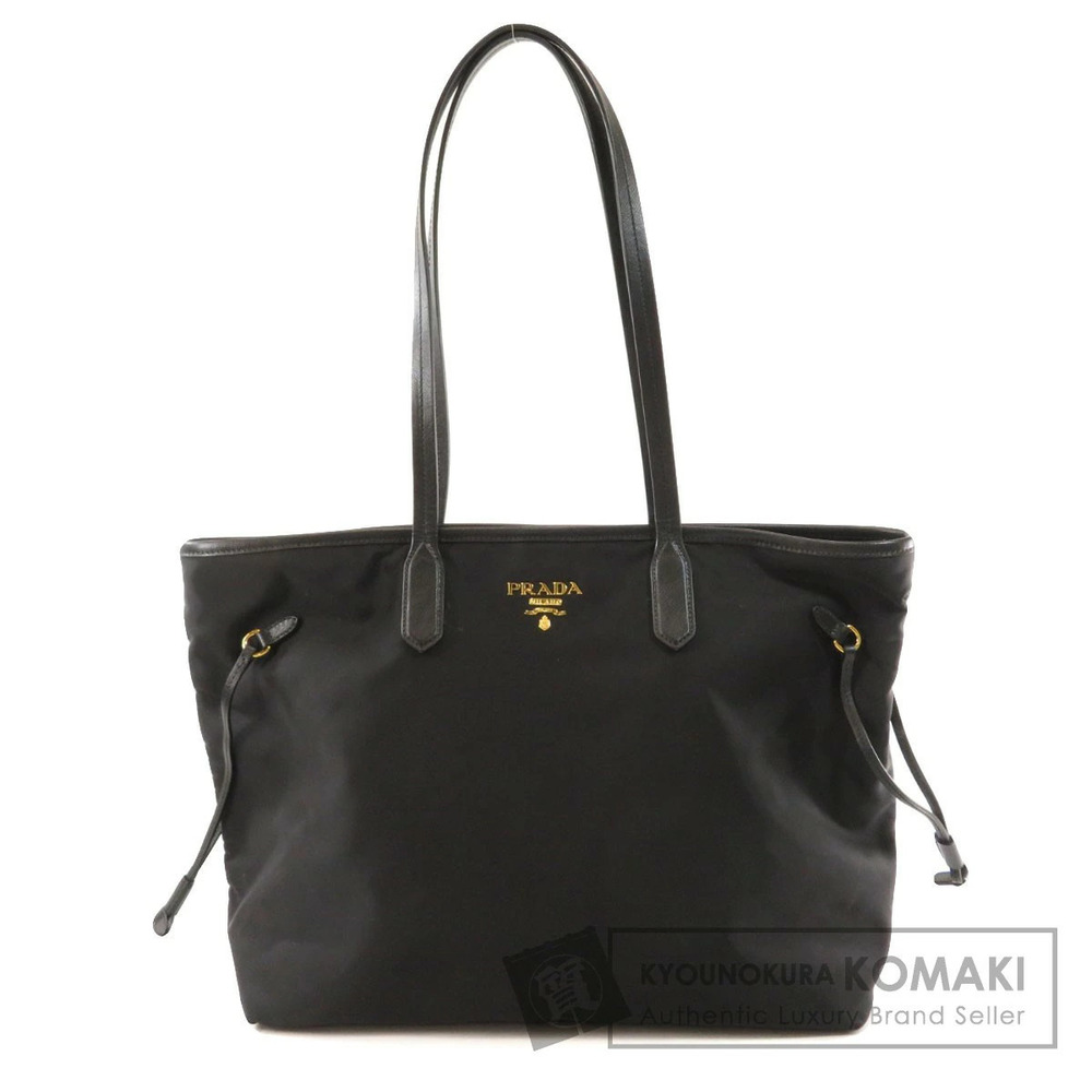 Prada Tessuto tote bag black saffiano leather